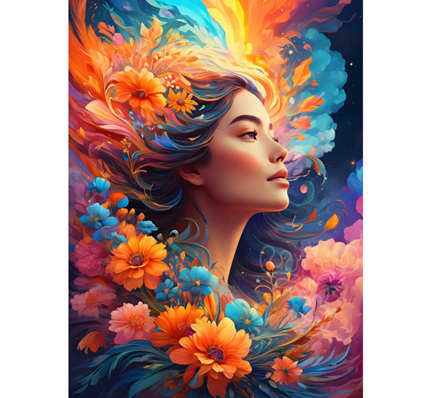 Bluebird Flower Spirit Puzzle 1000pcs