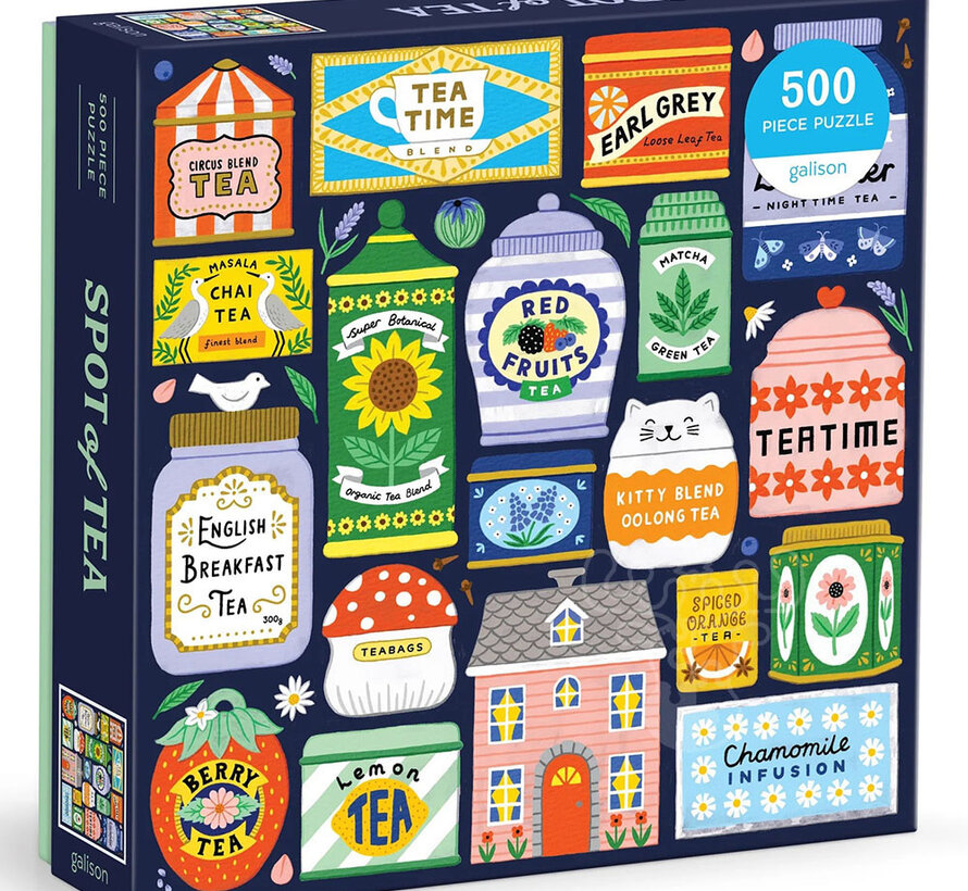 Galison Spot Of Tea Puzzle 500pcs