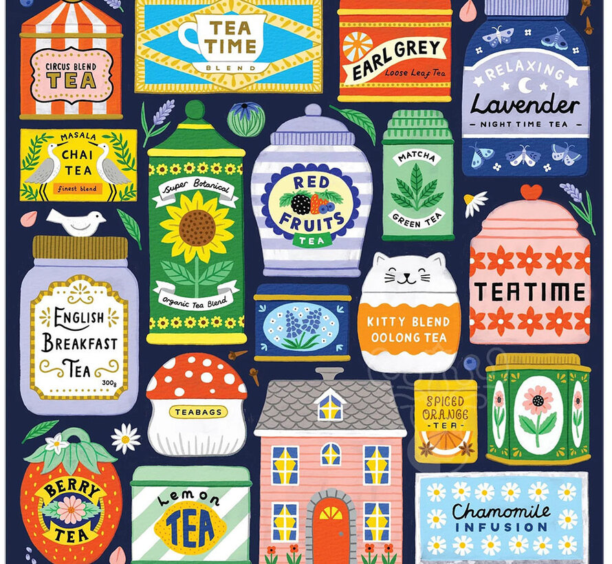 Galison Spot Of Tea Puzzle 500pcs