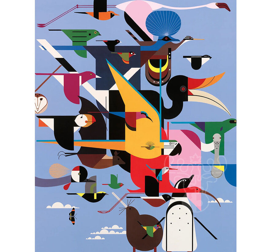 Pomegranate Harper, Charley Double-Sided Puzzle 2 x 120pcs