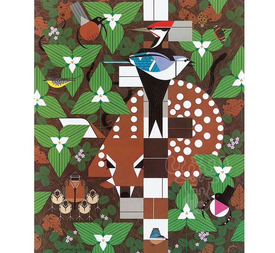 Pomegranate Harper, Charley Double-Sided Puzzle 2 x 120pcs