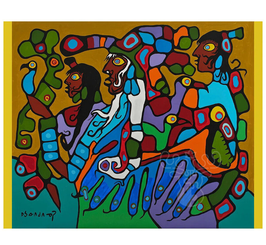 Pomegranate Morrisseau, Norval: Shaman and Disciples Puzzle 1000pcs