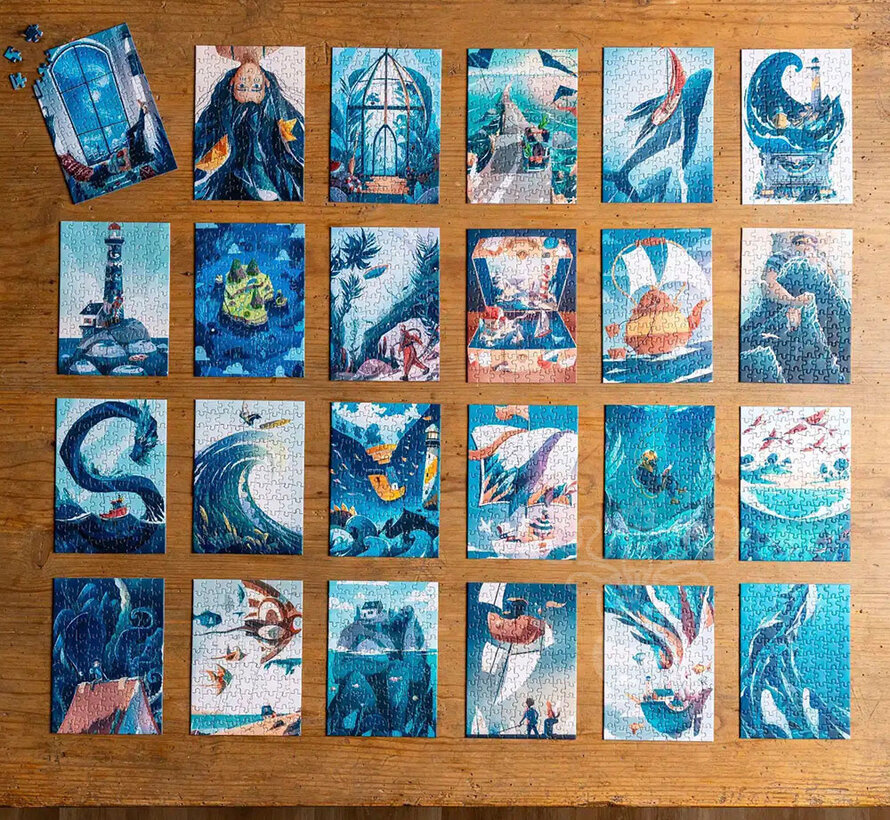 Trevell Voyage & Merveilles Mini Puzzle 24 x 99pcs