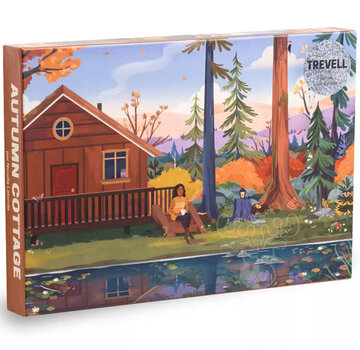 Trevell Puzzle Trevell Autumn Cottage Puzzle 1000pcs