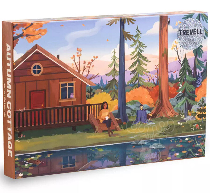 Trevell Autumn Cottage Puzzle 1000pcs