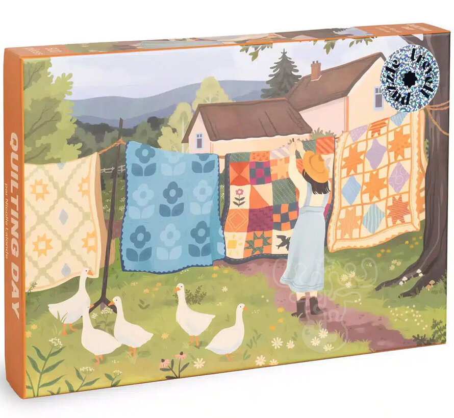 Trevell Quilting Day Puzzle 500pcs