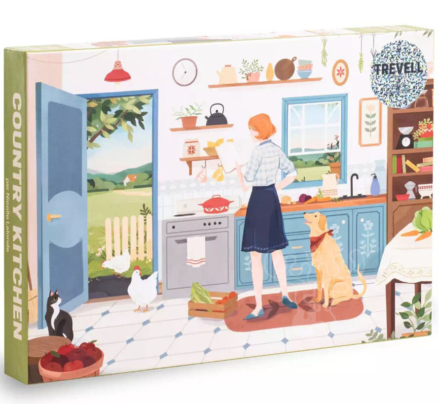 Trevell Country Kitchen Puzzle 1000pcs