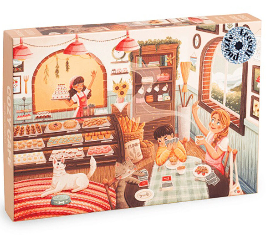 Trevell Cozy Cafe Puzzle 1000pcs