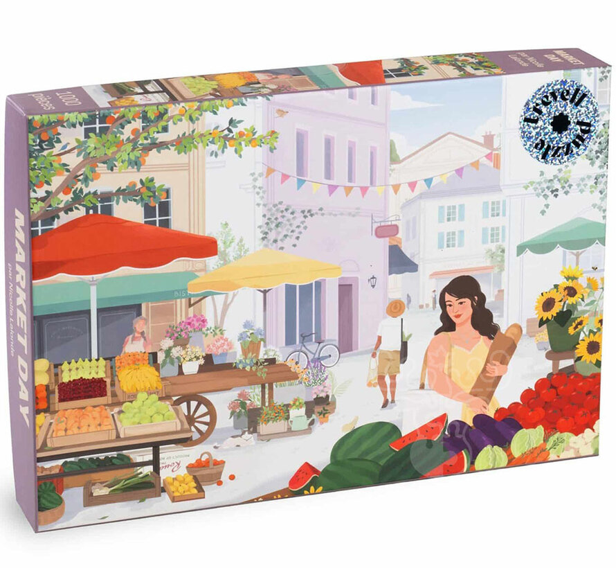 Trevell Market Day Puzzle 1000pcs
