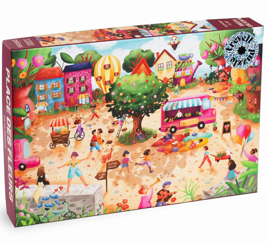 Trevell Place des Fleurs Puzzle 1000pcs