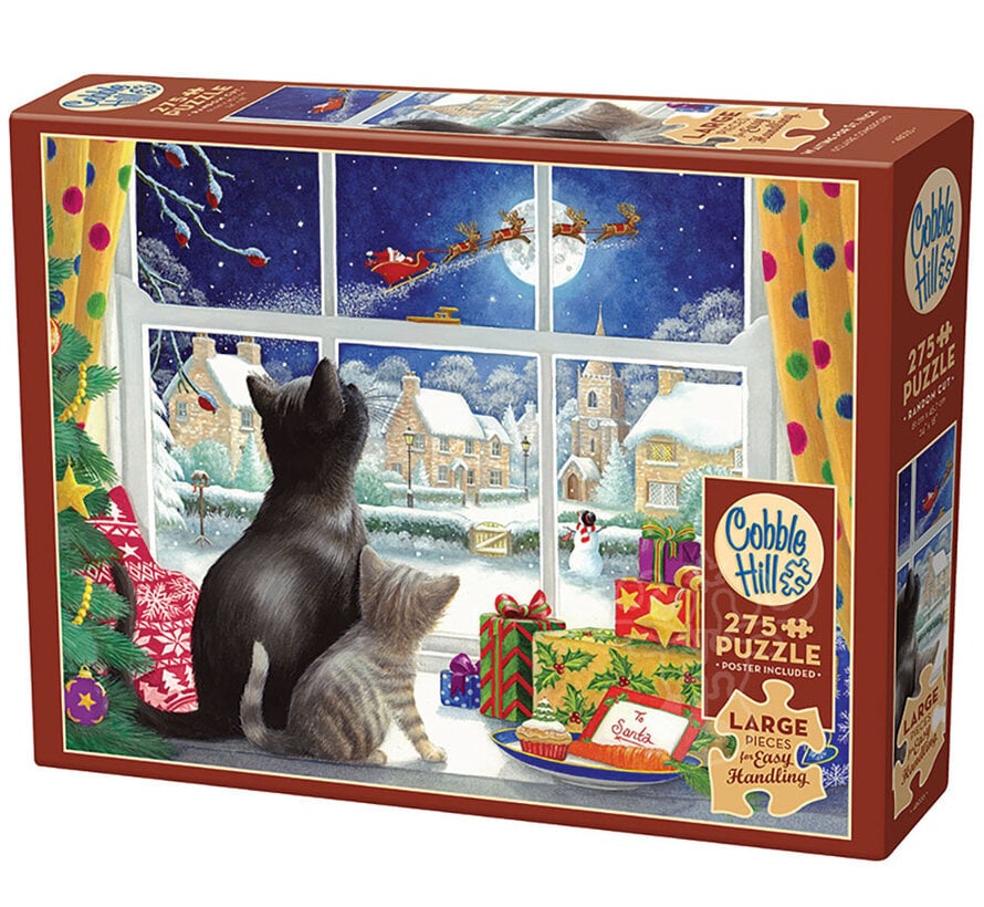 Cobble Hill Waiting for St. Nick Easy Handling Puzzle 275pcs