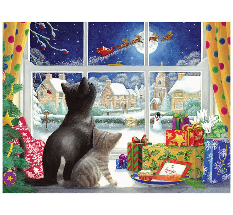 Cobble Hill Waiting for St. Nick Easy Handling Puzzle 275pcs