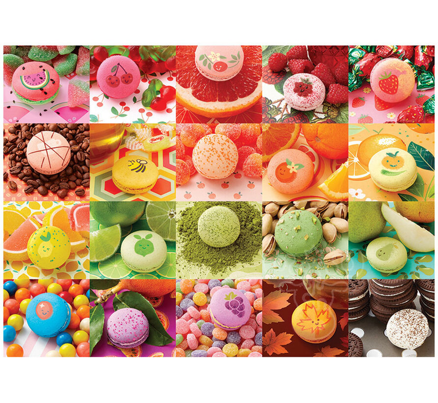 Cobble Hill Nom Nom Macarons Puzzle 500pcs