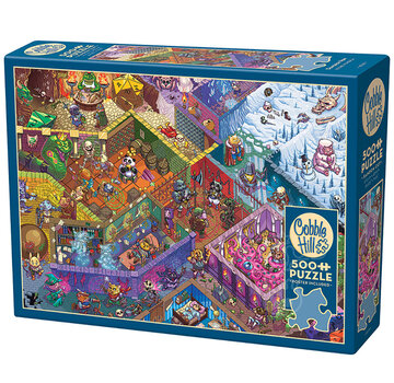Cobble Hill Puzzles Cobble Hill Dungeon Run Puzzle 500pcs