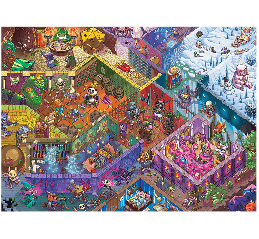 Cobble Hill Dungeon Run Puzzle 500pcs