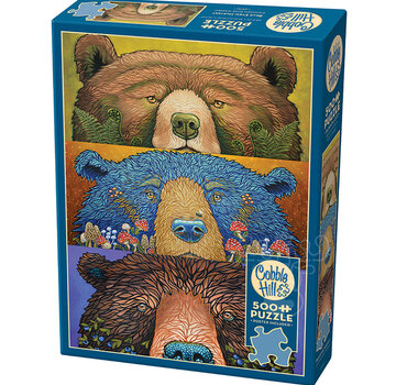 Cobble Hill Puzzles Cobble Hill Bear Eyes: Harvest Puzzle 500pcs