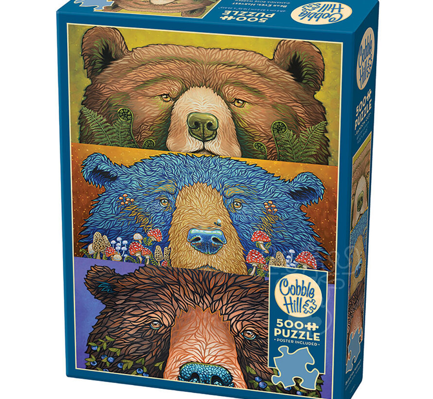 Cobble Hill Bear Eyes: Harvest Puzzle 500pcs