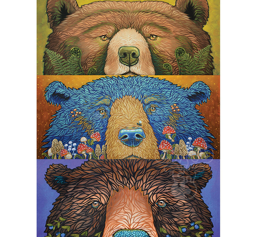Cobble Hill Bear Eyes: Harvest Puzzle 500pcs