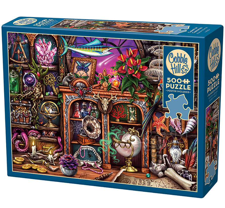 Cobble Hill Cabinet of Curiosities Puzzle 500pcs