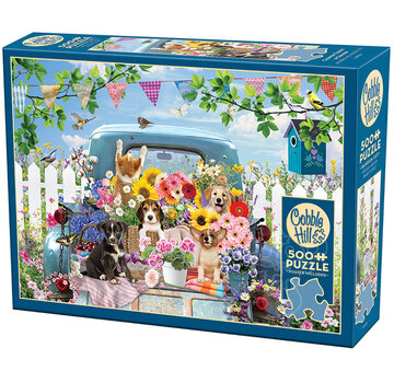 Cobble Hill Puzzles Cobble Hill Country Truck in Summer Puzzle 500pcs