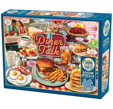 Cobble Hill Puzzles Cobble Hill Diner Talk Puzzle 500pcs