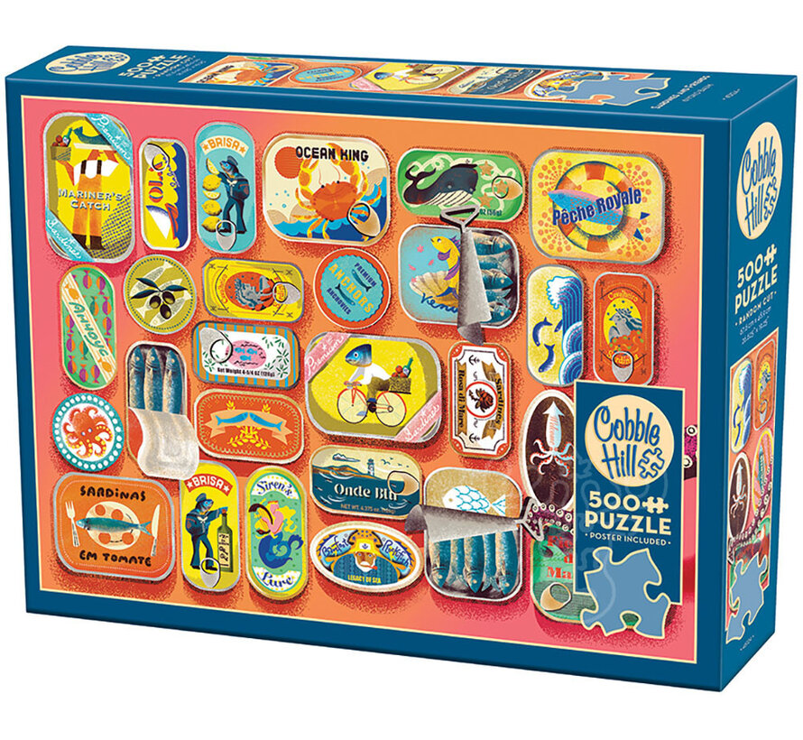 Cobble Hill Sardines and Friends Puzzle 500pcs