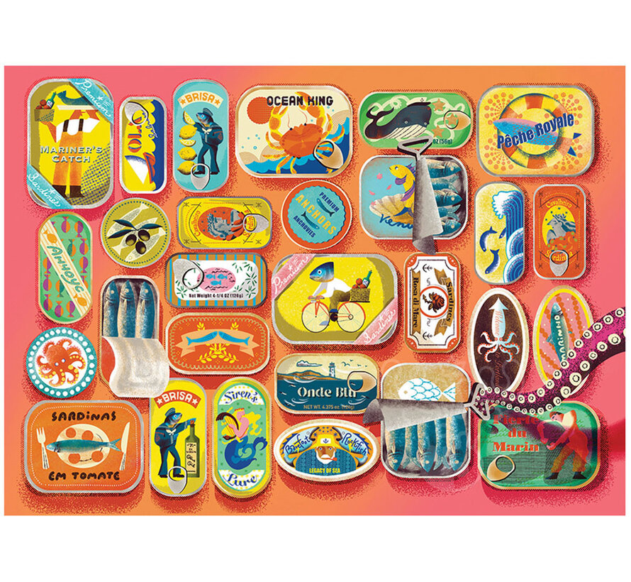 Cobble Hill Sardines and Friends Puzzle 500pcs