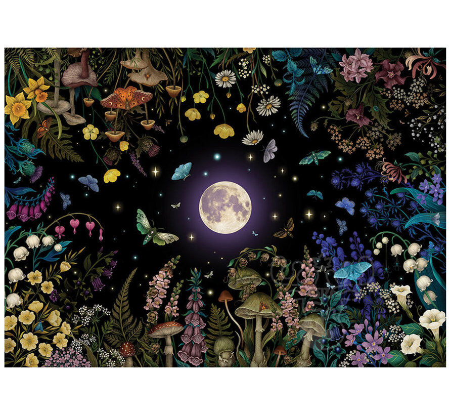 Cobble Hill Night Garden Puzzle 500pcs