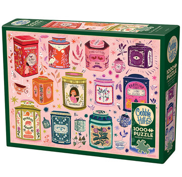 Cobble Hill Puzzles Cobble Hill Tea Tin Treasures Puzzle 1000pcs