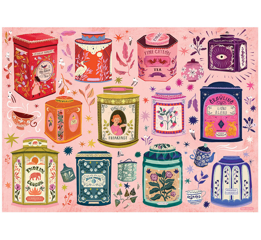 Cobble Hill Tea Tin Treasures Puzzle 1000pcs