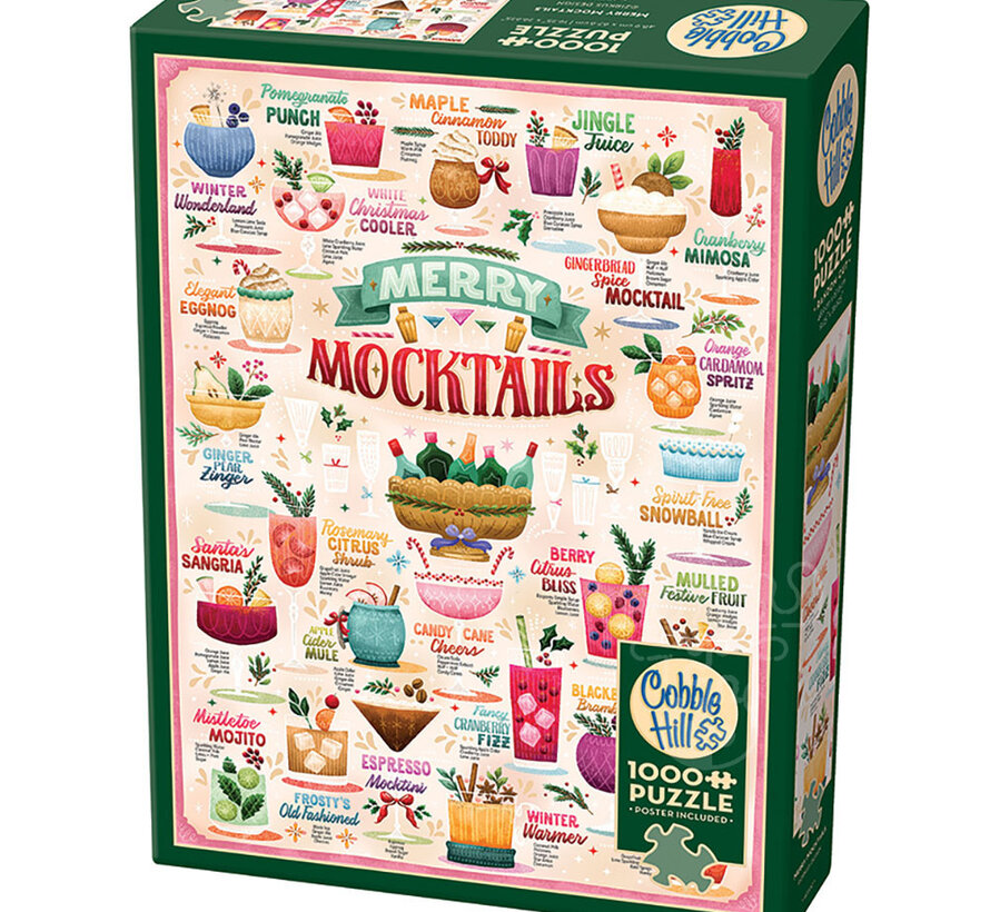 Cobble Hill Merry Mocktails Puzzle 1000pcs