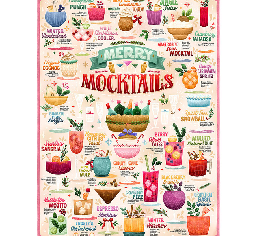 Cobble Hill Merry Mocktails Puzzle 1000pcs