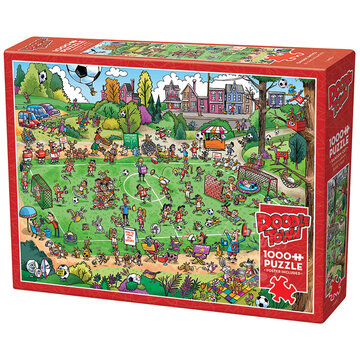 Cobble Hill Puzzles Cobble Hill DoodleTown: Offside Antics Puzzle 1000pcs