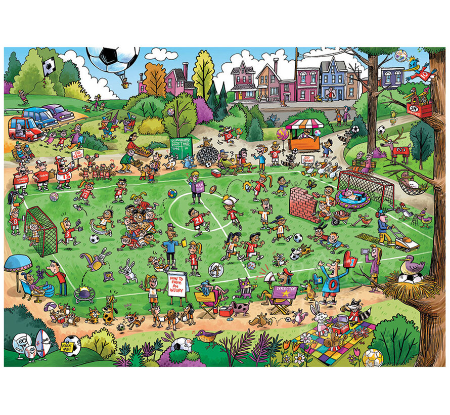 Cobble Hill DoodleTown: Offside Antics Puzzle 1000pcs