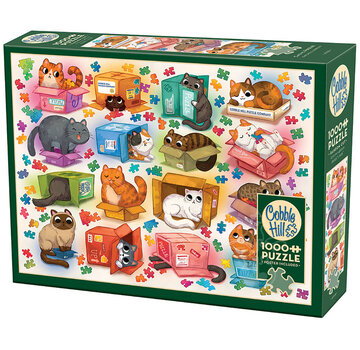 Cobble Hill Puzzles Cobble Hill Cats Vs. Puzzles Puzzle 1000pcs