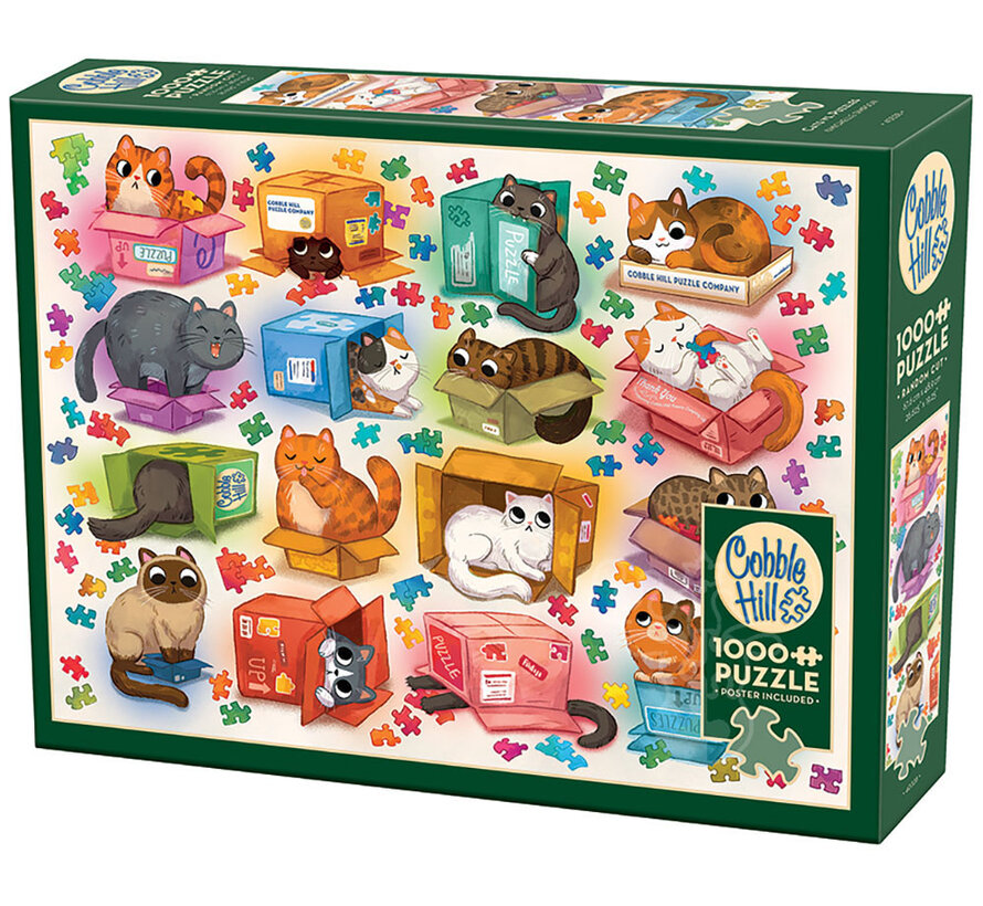 Cobble Hill Cats Vs. Puzzles Puzzle 1000pcs