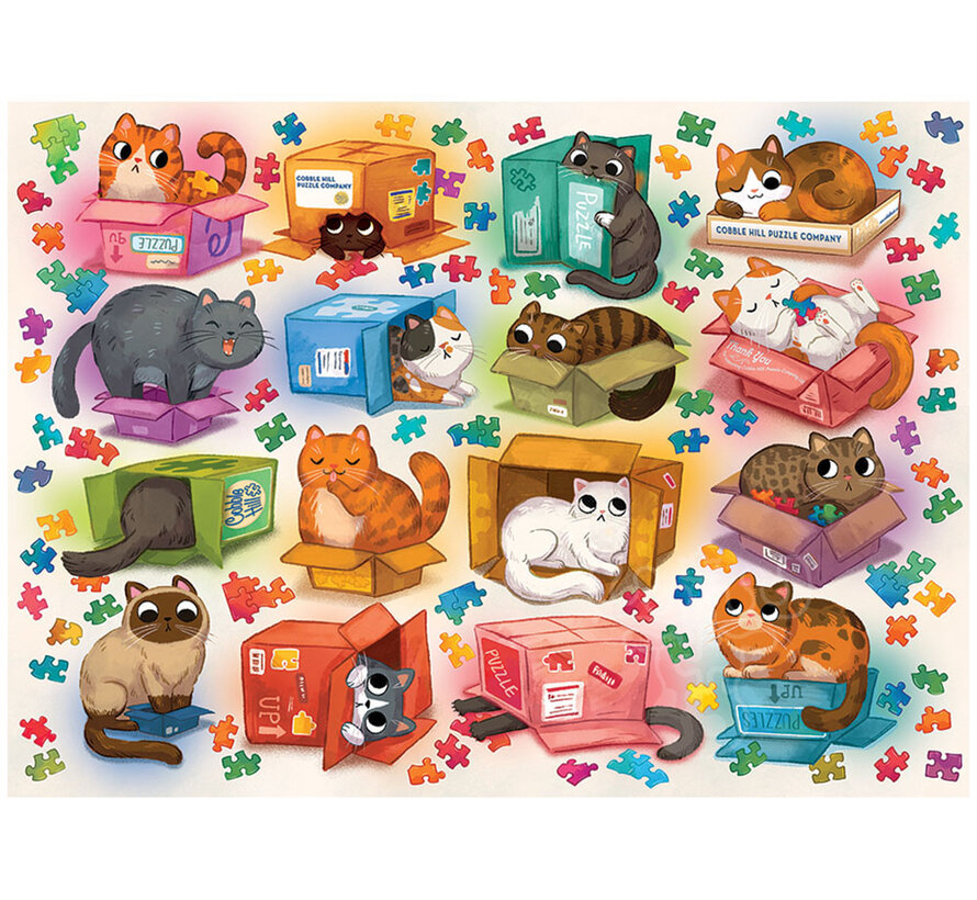 Cobble Hill Cats Vs. Puzzles Puzzle 1000pcs
