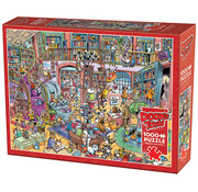 Cobble Hill Puzzles Cobble Hill DoodleTown: Bookshop Bedlam Puzzle 1000pcs
