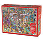 Cobble Hill DoodleTown: Bookshop Bedlam Puzzle 1000pcs