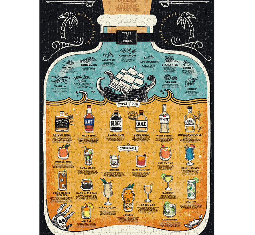 Ridley's Rum Lover's Puzzle 500pcs