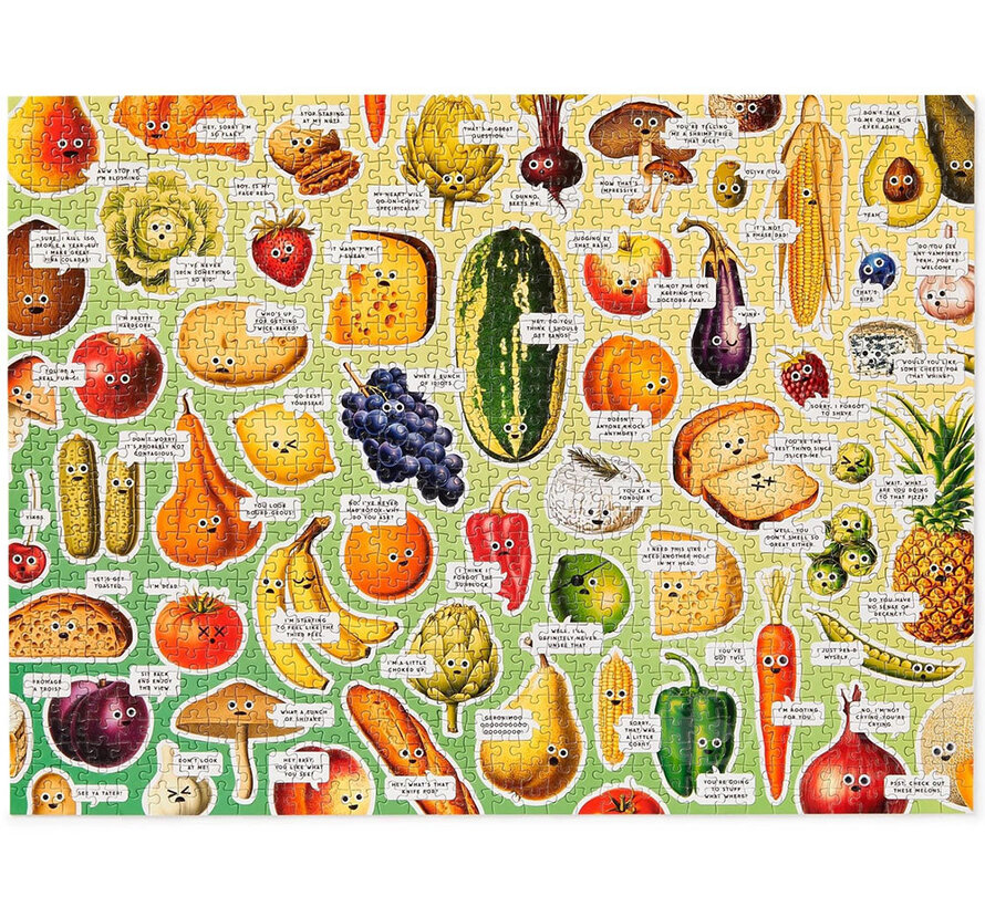 Brass Monkey Googly Food Puzzle 1000pcs