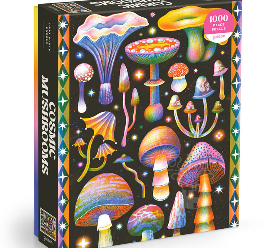 Galison Cosmic Mushrooms Puzzle 1000pcs
