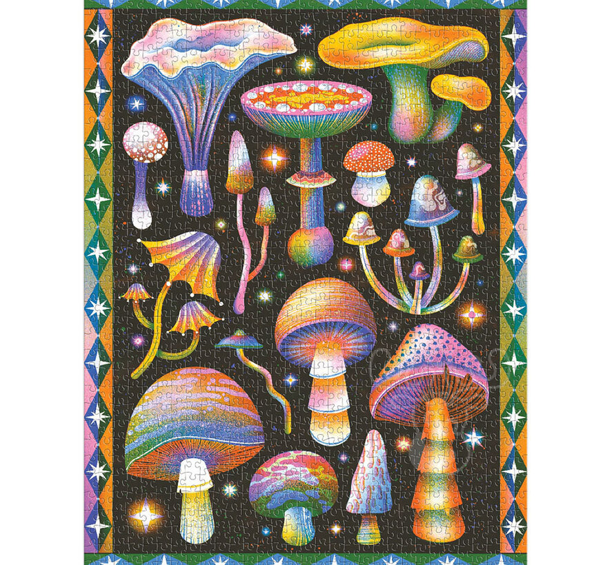 Galison Cosmic Mushrooms Puzzle 1000pcs