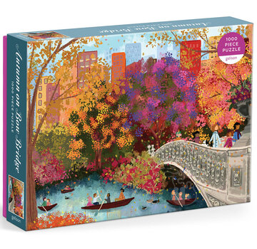 Galison Galison Joy Laforme Autumn on Bow Bridge Puzzle 1000pcs