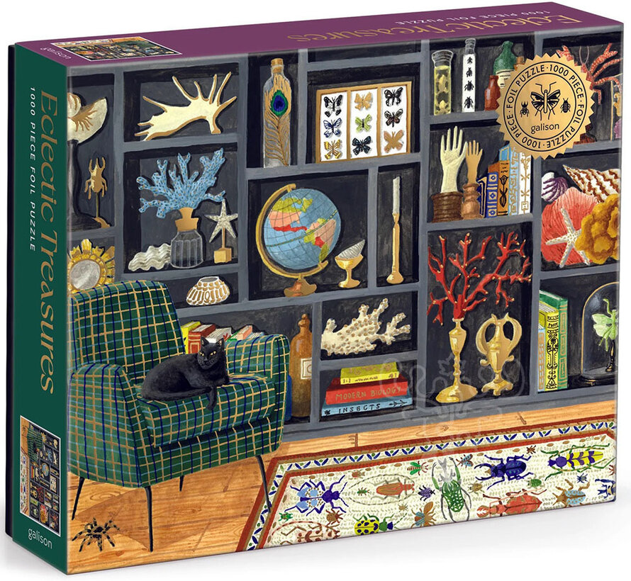 Galison Eclectic Treasures Foil Puzzle 1000pcs