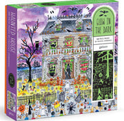 Galison Galison Michael Storrings Haunted House Glow in the Dark Puzzle 500pcs