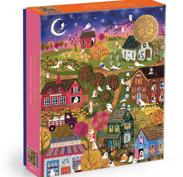 Galison Galison Joy Laforme Spooky Village Foil Puzzle 1000pcs