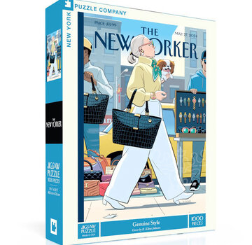 New York Puzzle Company New York Puzzle Co. The New Yorker: Genuine Style Puzzle 1000pcs