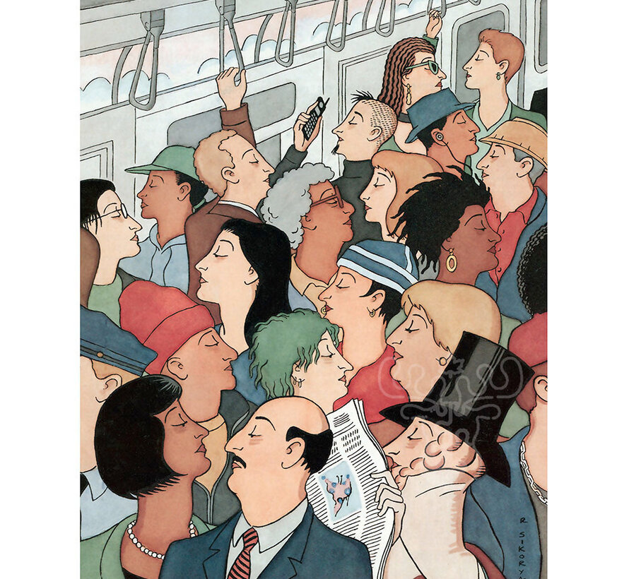 New York Puzzle Co. The New Yorker: Everyone Looks Like Eustace Puzzle 1000pcs