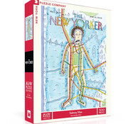 New York Puzzle Company New York Puzzle Co. The New Yorker: Subway Man Puzzle 500pcs